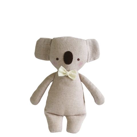 Alimrose Linen Mini Rattle Koala