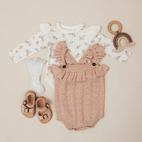 Aster & Oak Aster Flutter Onesie