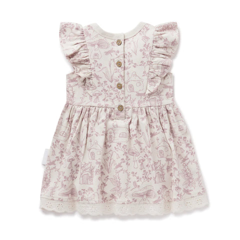 Aster & Oak Fairy Garden Ruffle Dress - 2Y-5Y