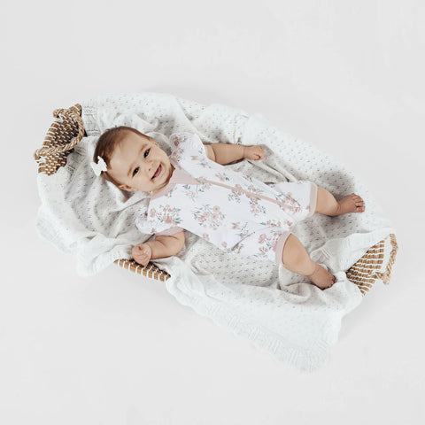 Aster & Oak Primrose Zip Romper