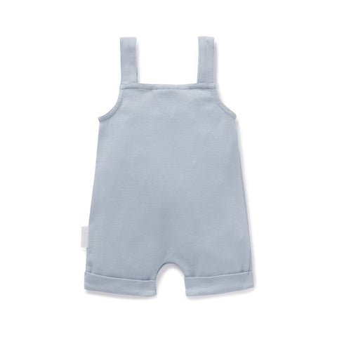 Aster & Oak Zen Blue Pocket Overalls - 2Y