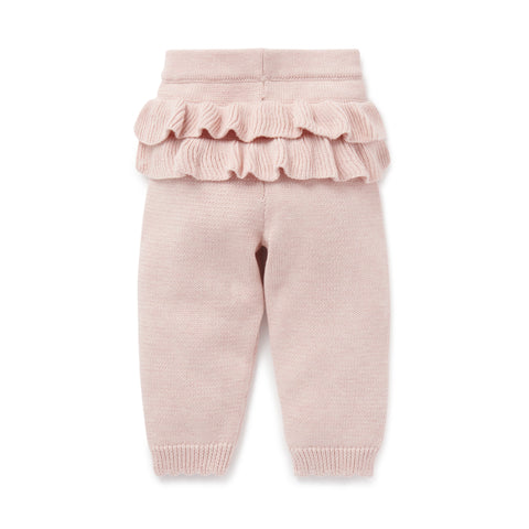 Aster & Oak Pink Ruffle Leggings