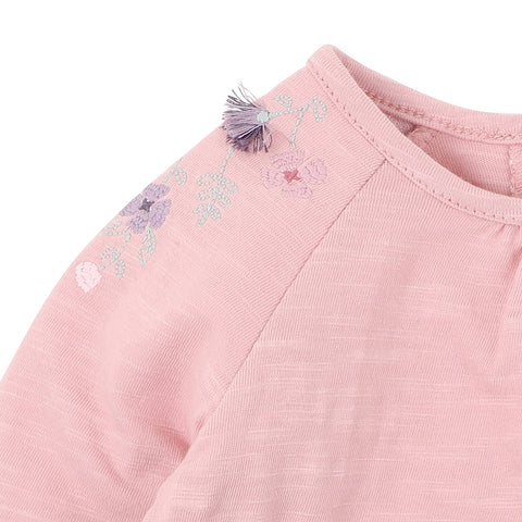 Bebe Ella Embroidered Long Sleeve Tee - Baby