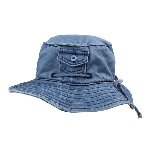 Bebe Denim Sun Hat - Ages 2Y - 7Y