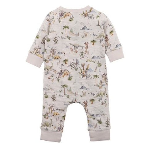 Bebe Emmett Dino LS Zip Romper