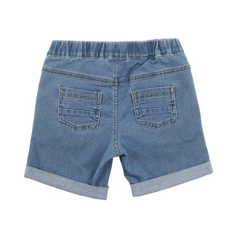 Bebe Boys Knit Denim Shorts - Ages 3Y-5Y