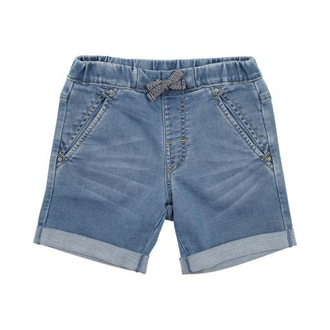 Bebe Boys Knit Denim Shorts - Ages 3Y-5Y