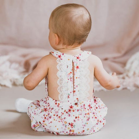 Bebe Hazel Lace Back Playsuit