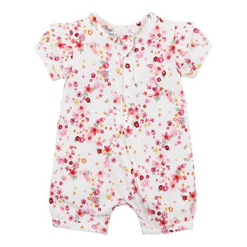 Bebe Hazel Print Zip Romper