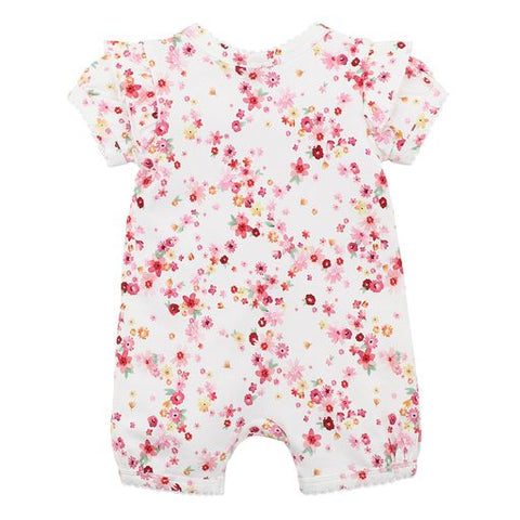 Bebe Hazel Print Zip Romper