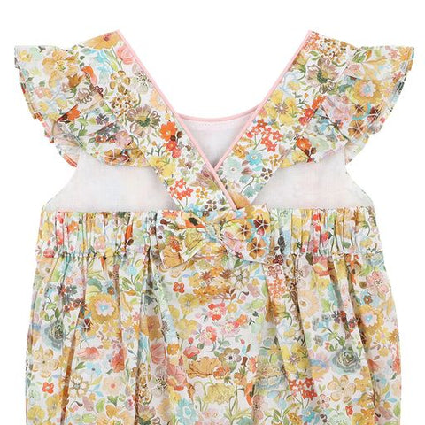 Bebe Liberty Back Bow Romper - Classic Meadow