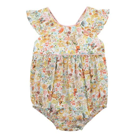 Bebe Liberty Back Bow Romper - Classic Meadow