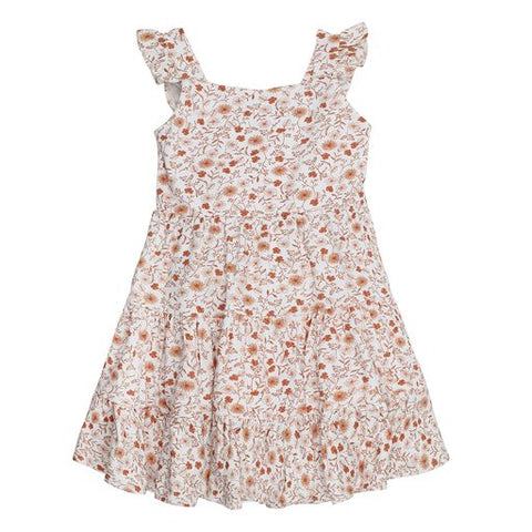 Bebe Maeve Jersey Tiered Dress - Ages 3Y-7Y