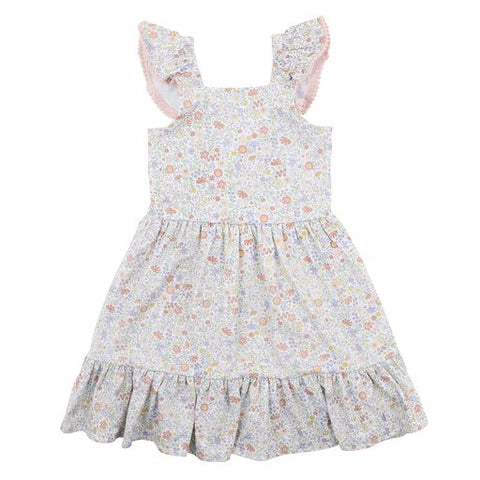 Bebe Sofia Ditzy Dress - Ages 2Y-5Y