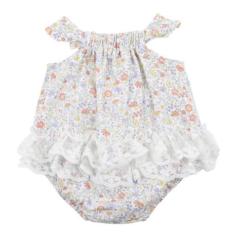 Bebe Sofia Ditsy Lace Bodysuit