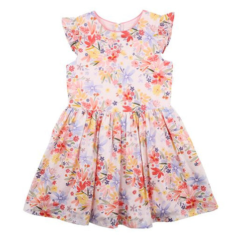 Bebe Sofia Floral Dress - Ages 2Y-5Y