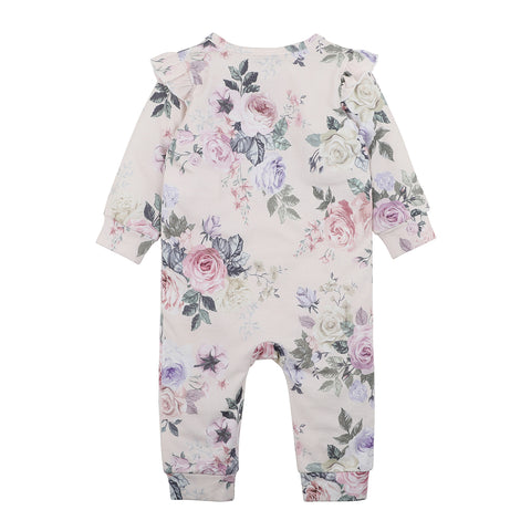 Bebe Ella Print Zip Romper