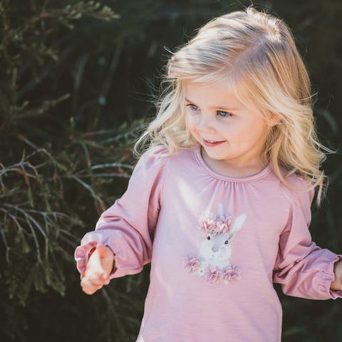 Bebe Freya Bunny Tee - Sizes 3 - 7Y