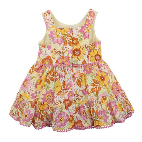 Fox & Finch Retro Print Dress - Baby 0 to 2Y