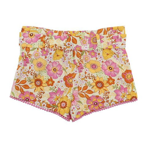 Fox & Finch Retro Print Shorts - Age 2Y-7Y