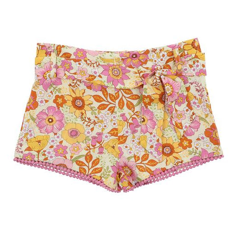 Fox & Finch Retro Print Shorts - Age 2Y-7Y