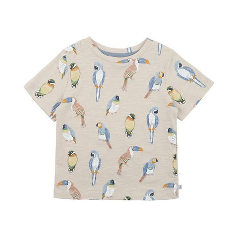 Fox & Finch Parrots Tee - Age 3Y-5Y