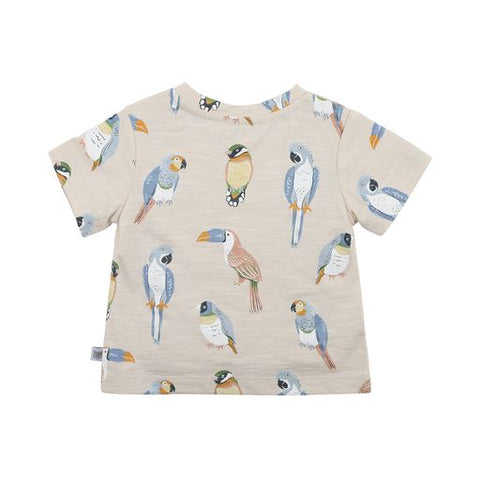 Fox & Finch Parrots Tee - Baby 0 to 2Y