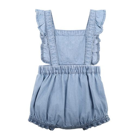 Fox & Finch Wildflower Chambray Romper