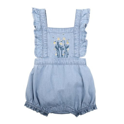 Fox & Finch Wildflower Chambray Romper