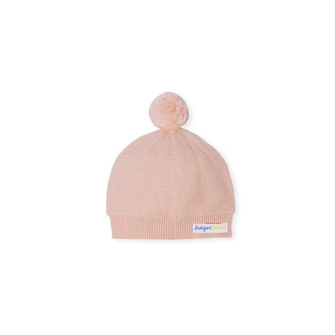 Indigo & Lello Pom Pom Knit Beanie - Pink