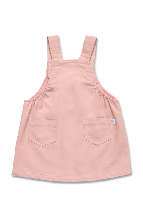 Marquise Girls Pink Denim Pinafore