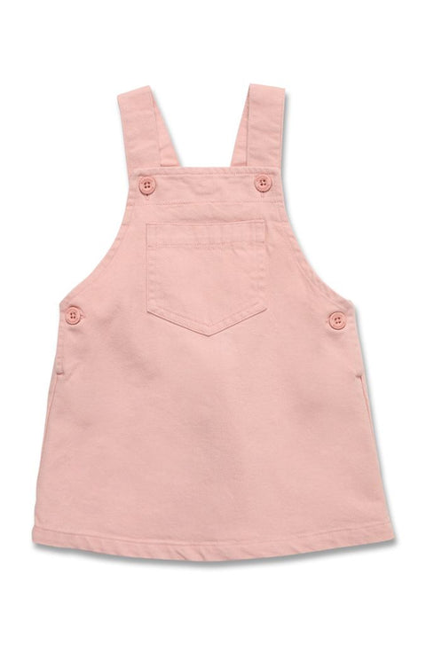 Marquise Girls Pink Denim Pinafore