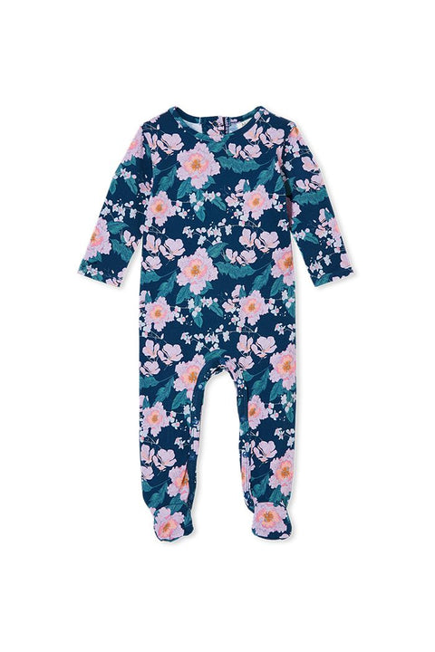 Milky Bloom Romper