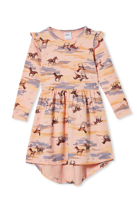 Milky Horses Dress