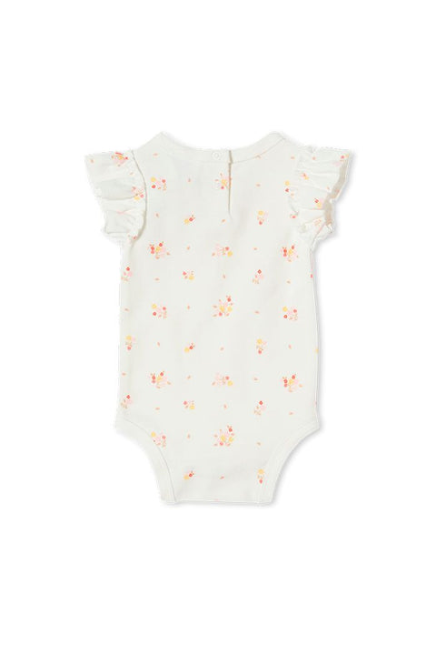 Milky Posy Rib Bubbysuit