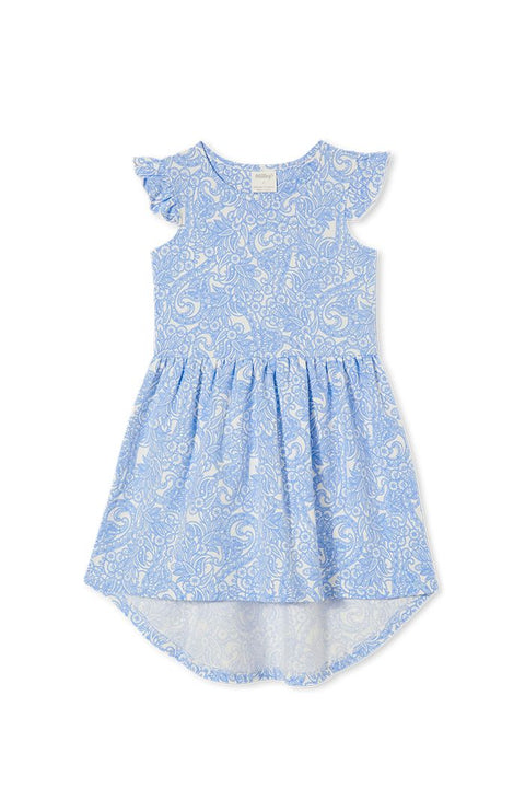 Milky Spring Paisley Dress - Ages 2Y-7Y