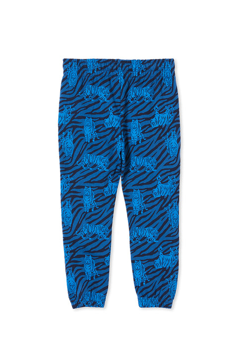 Milky Blue Tiger Track Pant