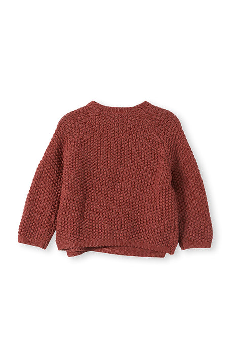 Milky Baby Knit Jacket - Spice