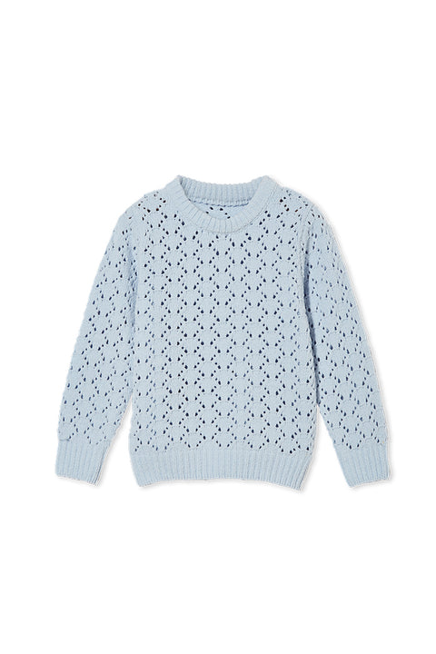 Milky Chenille Jumper - Baby Blue