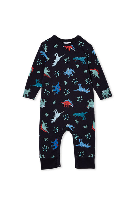 Milky Dinosaur Romper