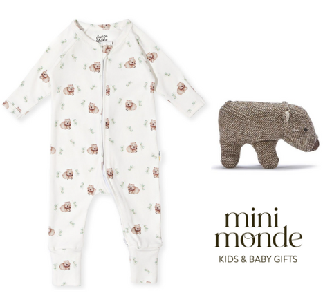 Neutral Baby Giftset - Wombat Waddles