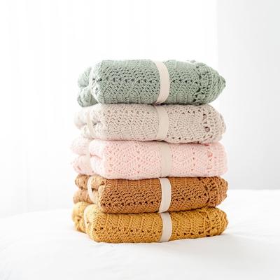 O.B. Designs Handmade Crochet Baby Blanket - Turmeric