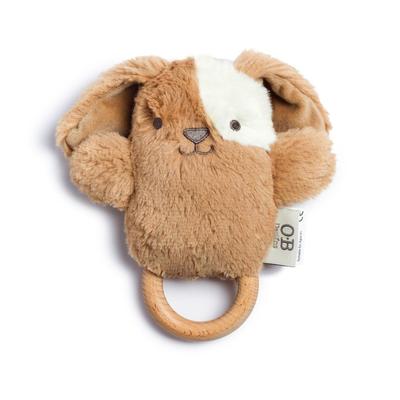 O.B. Designs Soft Rattle Toy - Duke Dog