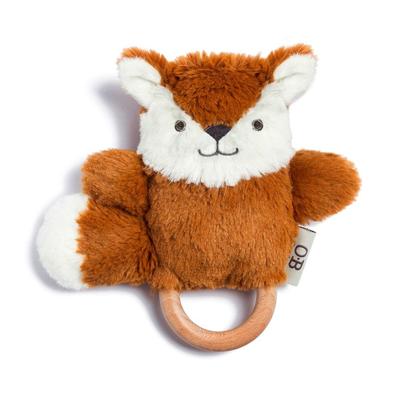 O.B. Designs Soft Rattle Toy - Frankie Fox