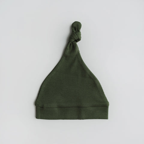 Snuggle Hunny Knotted Beanie - Olive