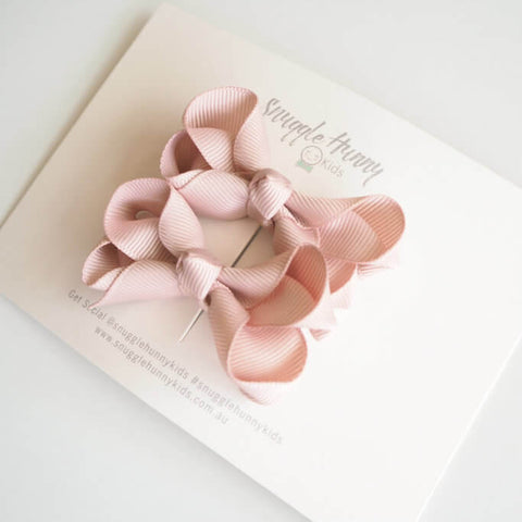 Snuggle Hunny Nude Clip Bows