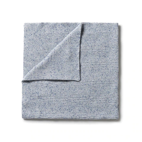 Wilson & Frenchy Knitted Jacquard Blanket - Rain Drop Fleck