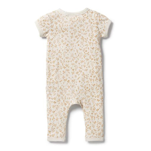 Wilson & Frenchy Organic Zipsuit - Little Garden