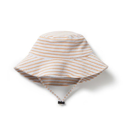 Wilson & Frenchy Organic Sunhat - Nutmeg Stripe