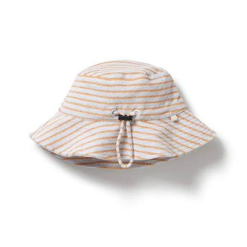 Wilson & Frenchy Organic Sunhat - Nutmeg Stripe